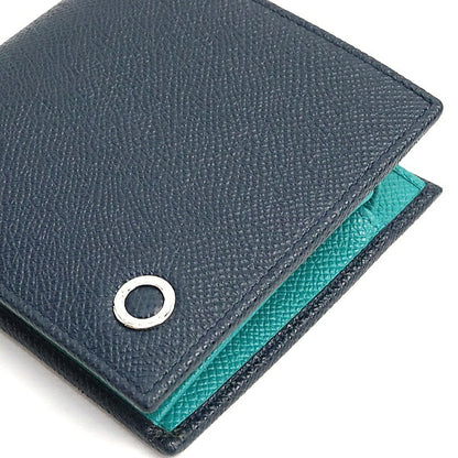 BVLGARI Bvlgari Bvlgari Leather Wallet Navy Size ONE SIZE