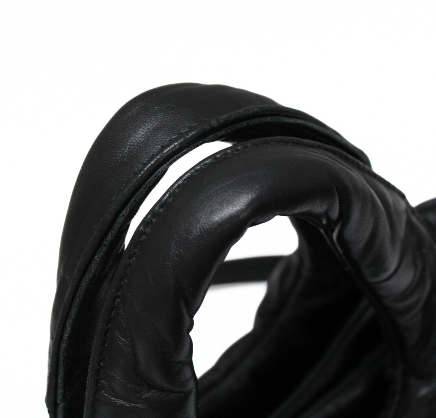 PRADA Padded Mini 2-Way Leather Bag Black Size ONE SIZE