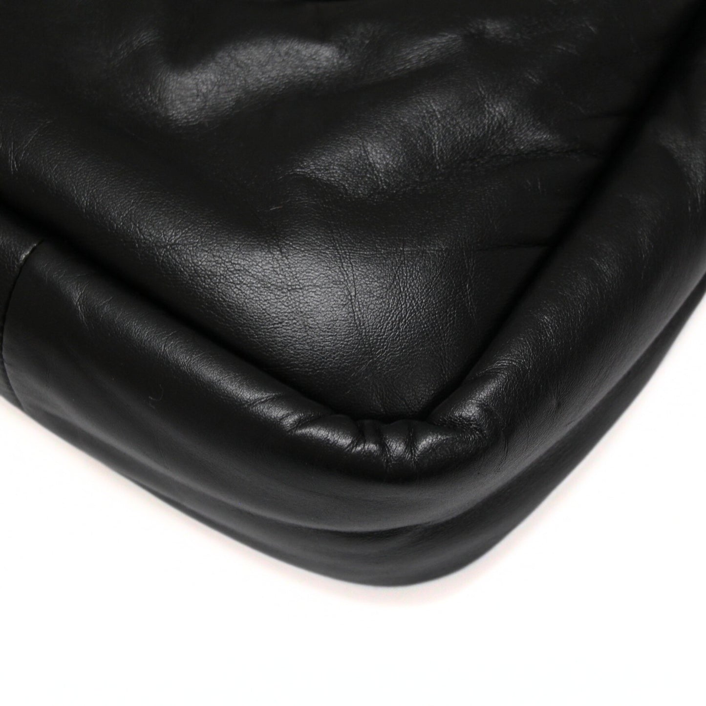 PRADA Padded Mini 2-Way Leather Bag Black Size ONE SIZE