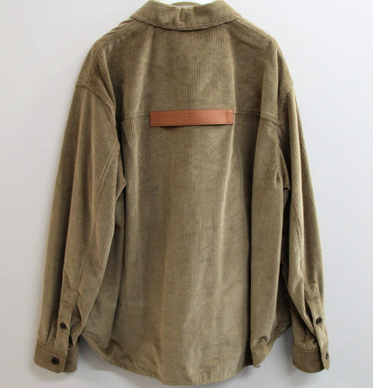 LOEWE Corduroy Cashmere Blend Shirt Jacket Size 44