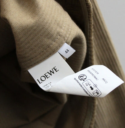 LOEWE Corduroy Cashmere Blend Shirt Jacket Size 44