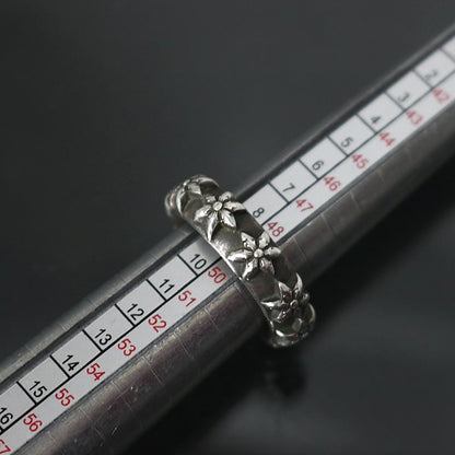 CHROME HEARTS Star Band Ring Silver 925 Size ONE SIZE
