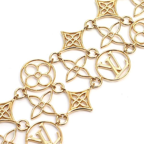 Louis Vuitton Metal Lace Bracelet Gold Size ONE SIZE