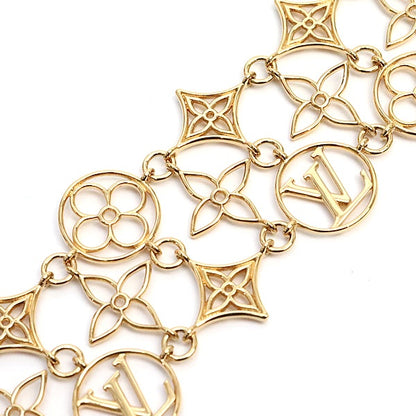 Louis Vuitton Metal Lace Bracelet Gold Size ONE SIZE