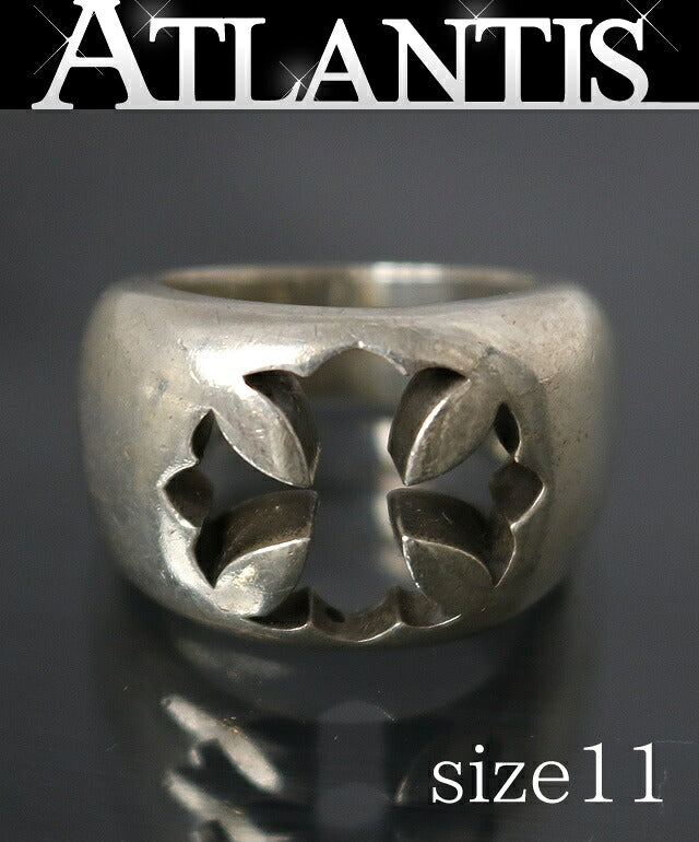 CHROME HEARTS Negative Space CH Plus Ring Size ONE SIZE