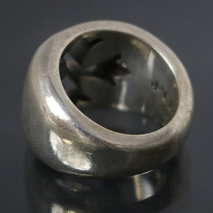 CHROME HEARTS Negative Space CH Plus Ring Size ONE SIZE
