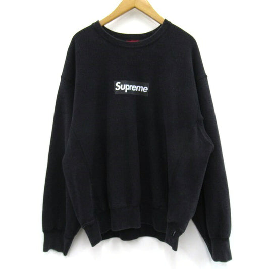 SUPREME 25SS Washed Box Logo Crewneck Black Size L