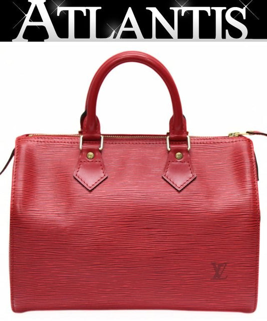 Louis Vuitton Epi Speedy 25 Castilian Red Handbag Size ONE SIZE