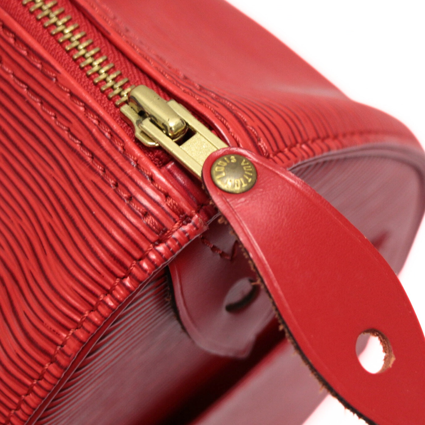 Louis Vuitton Epi Speedy 25 Castilian Red Handbag Size ONE SIZE