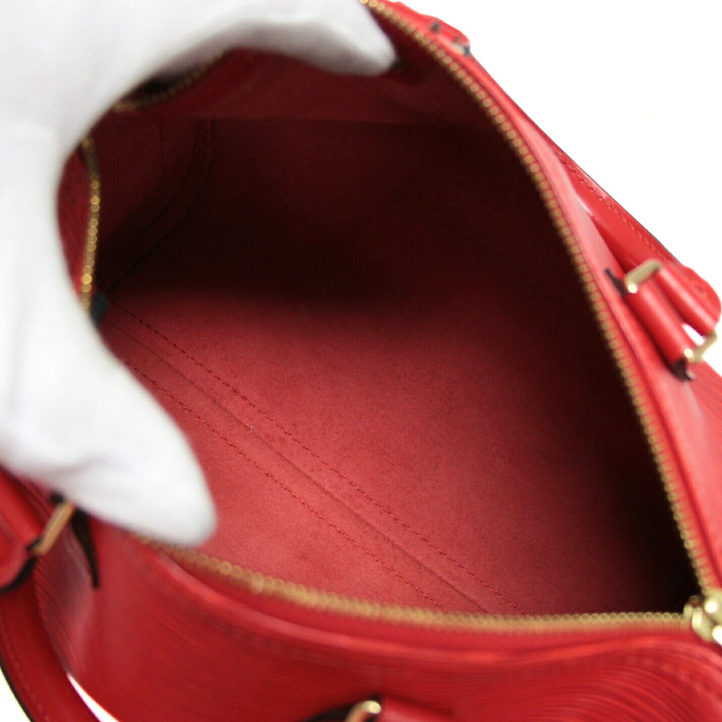 Louis Vuitton Epi Speedy 25 Castilian Red Handbag Size ONE SIZE