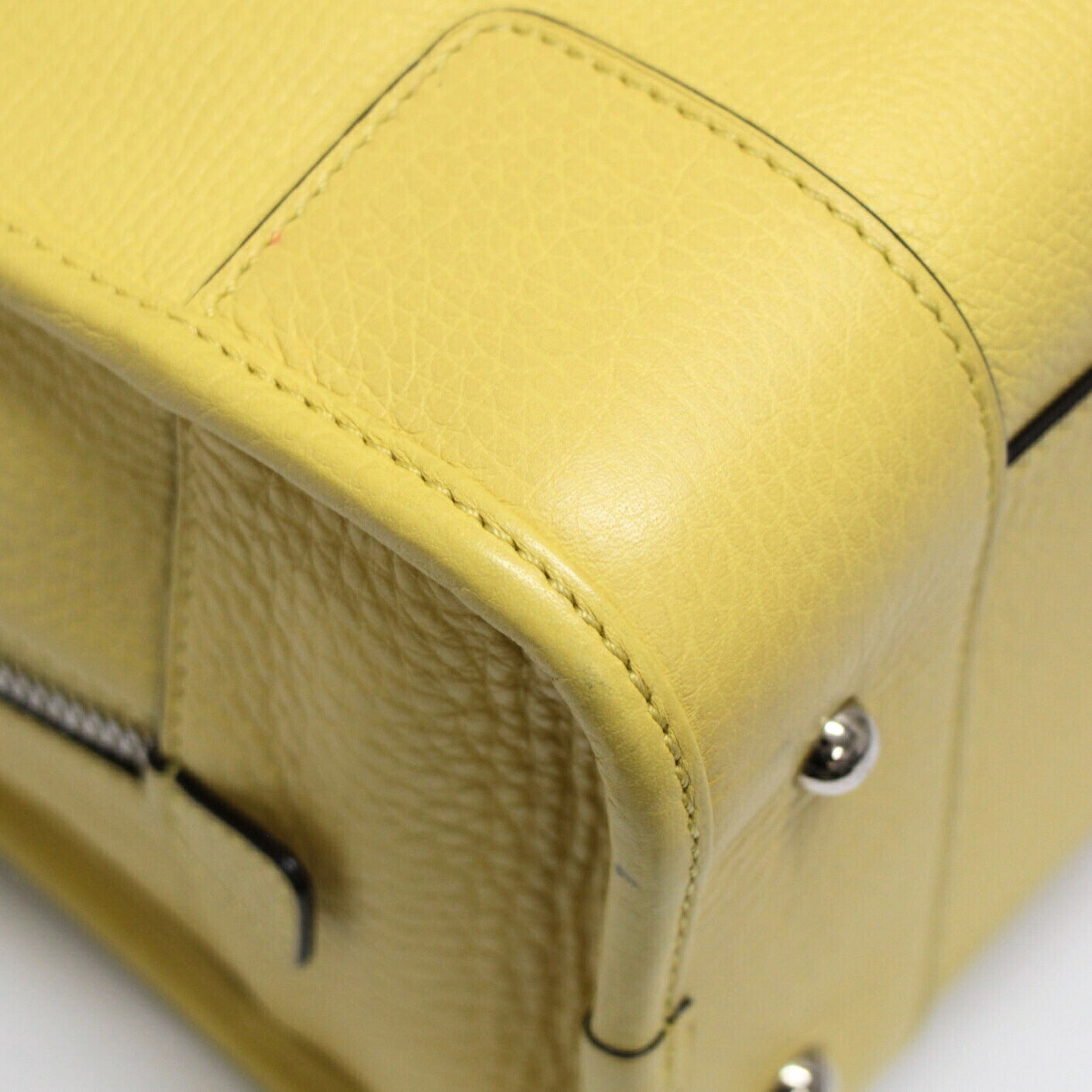 LOEWE Amazona 28 Leather Handbag Yellow Size ONE SIZE