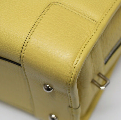 LOEWE Amazona 28 Leather Handbag Yellow Size ONE SIZE