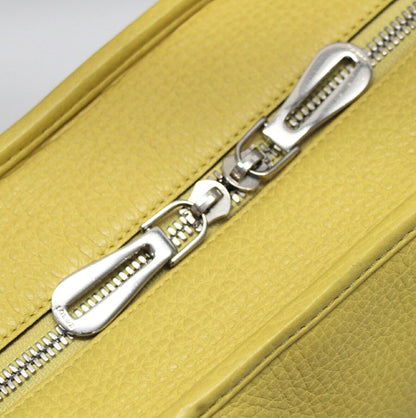 LOEWE Amazona 28 Leather Handbag Yellow Size ONE SIZE