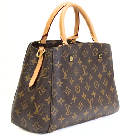 Louis Vuitton Montaigne BB Handbag Brown Size ONE SIZE
