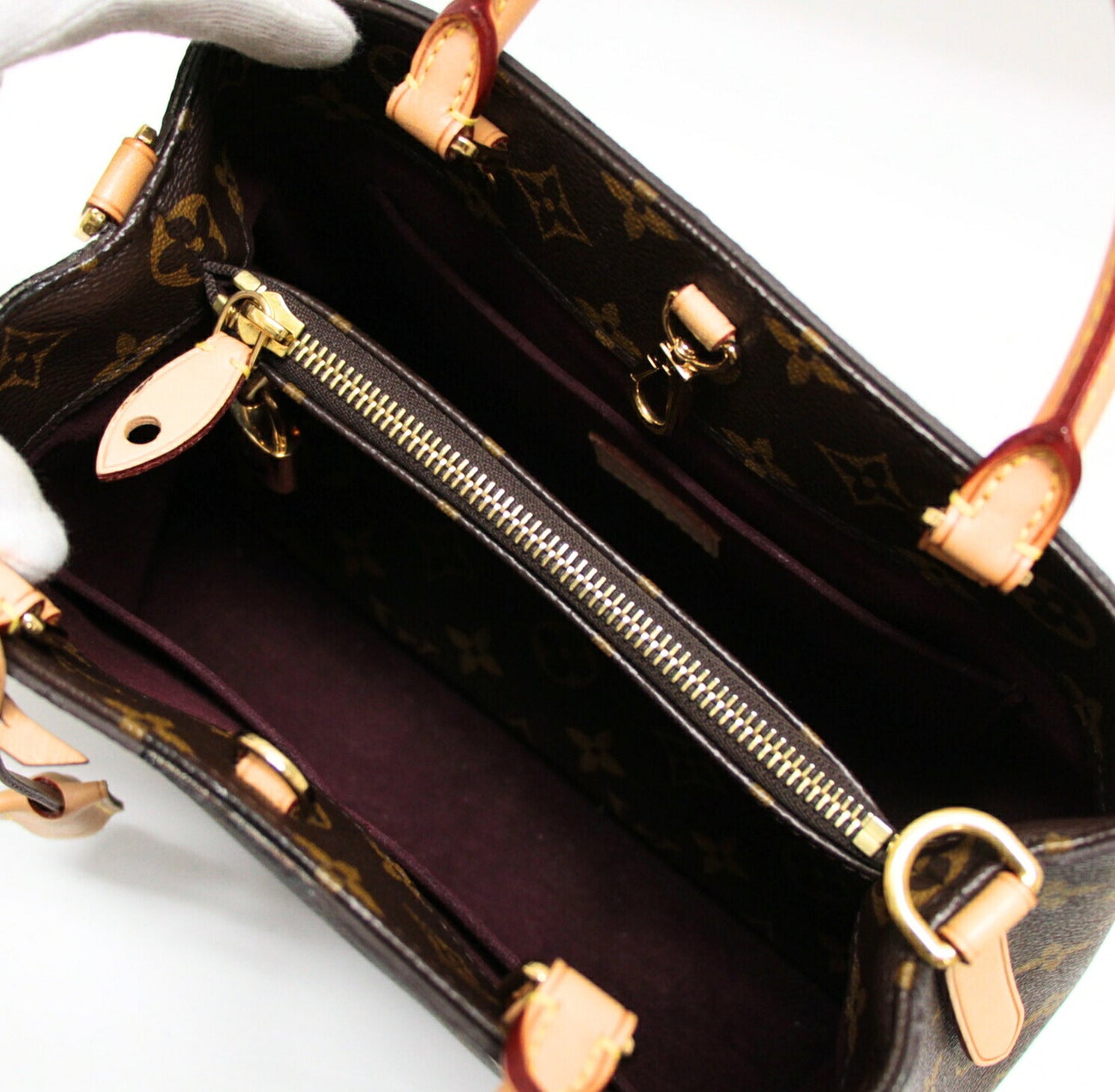Louis Vuitton Montaigne BB Handbag Brown Size ONE SIZE