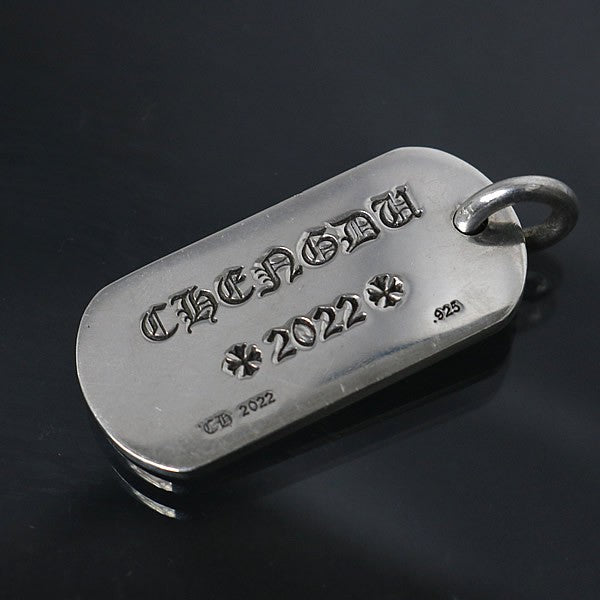 CHROME HEARTS Chengdu Limited RS Cross Dog Tag Size ONE SIZE