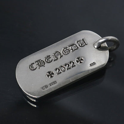 CHROME HEARTS Chengdu Limited RS Cross Dog Tag Size ONE SIZE