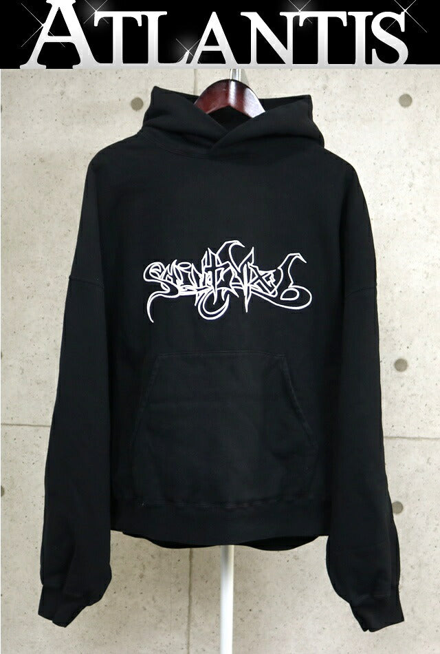 SAINT MICHAEL MX6 Hoodie Cotton Black Size XL