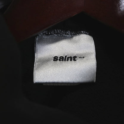 SAINT MICHAEL MX6 Hoodie Cotton Black Size XL