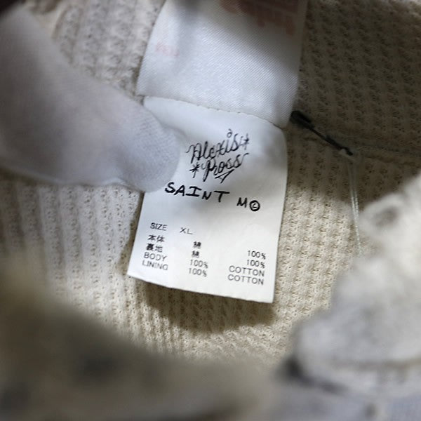 SAINT MICHAEL x Alexis Ross Drawing Hoodie Grey Size XL