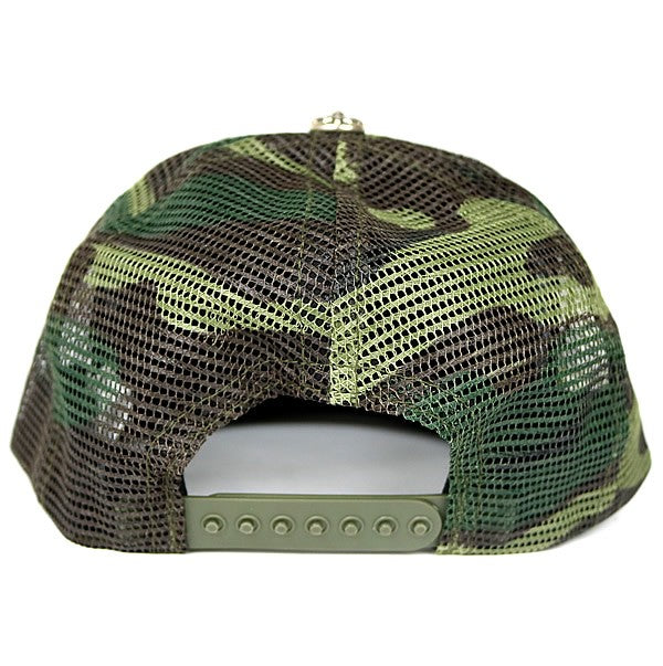 CHROME HEARTS CH Camo Trucker Cap SV925 Green Size ONE SIZE