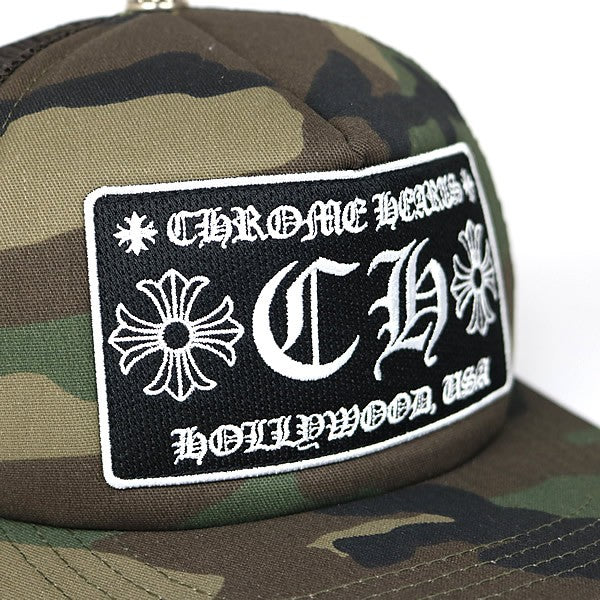 CHROME HEARTS CH Camo Trucker Cap SV925 Green Size ONE SIZE