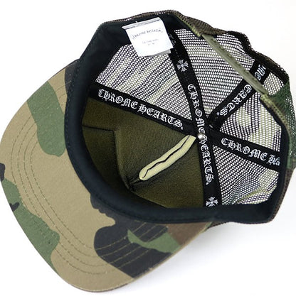 CHROME HEARTS CH Camo Trucker Cap SV925 Green Size ONE SIZE