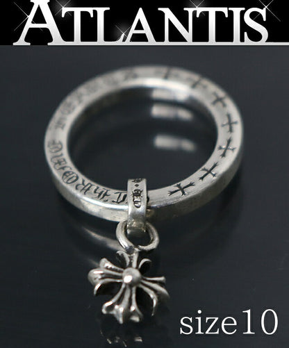 CHROME HEARTS CH Plus NTFL Ring Silver 925 Size ONE SIZE