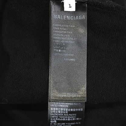 BALENCIAGA 2023 Driver's Knit Double Zip Hoodie Black Size 1