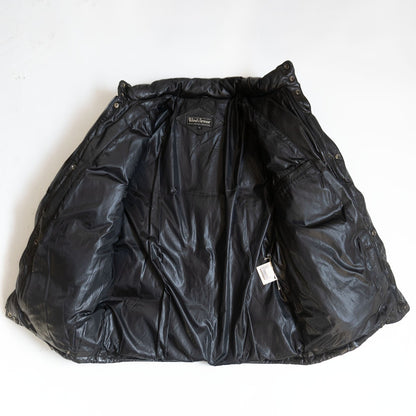 WIND ARMOR Leather Down Jacket Black Size L