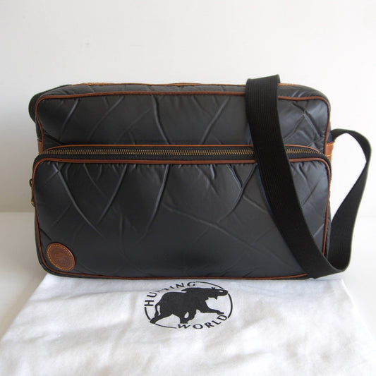 HUNTING WORLD Canvas shoulder bag Blue