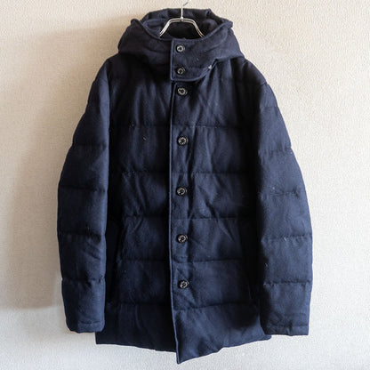 MACKINTOSH LONDON Wool Down Jacket Blue Size 40