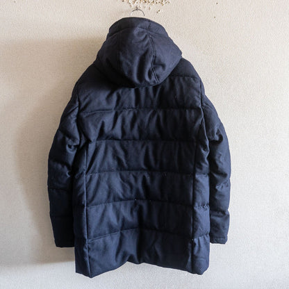 MACKINTOSH LONDON Wool Down Jacket Blue Size 40