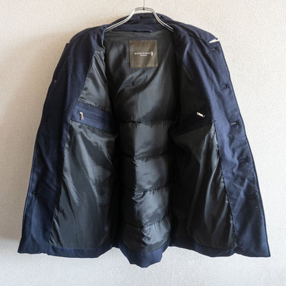 MACKINTOSH LONDON Wool Down Jacket Blue Size 40