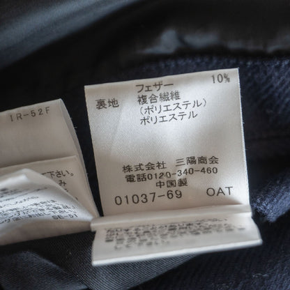 MACKINTOSH LONDON Wool Down Jacket Blue Size 40