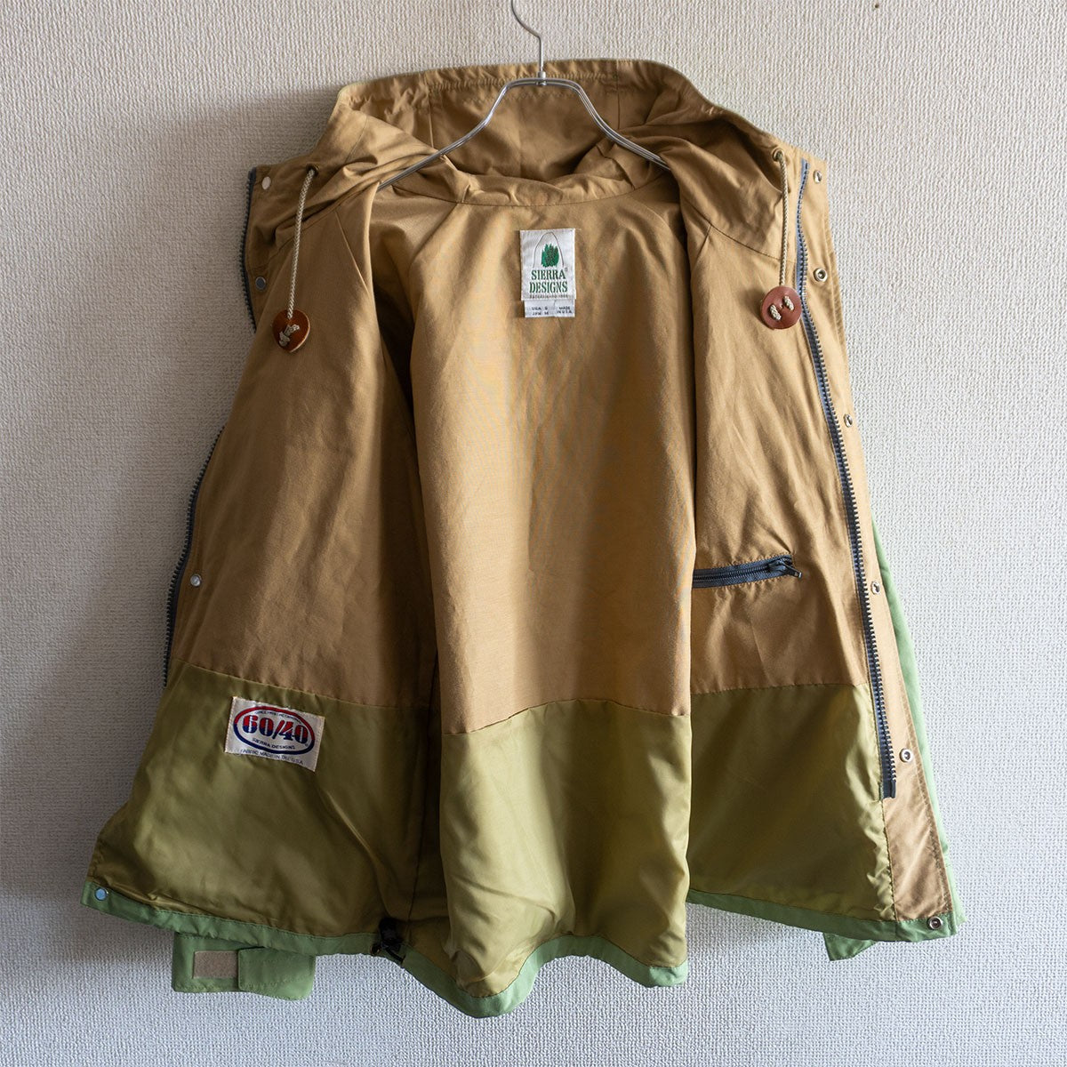 Sierra Designs USA 60/40 Mountain Parka Jacket Green Size M