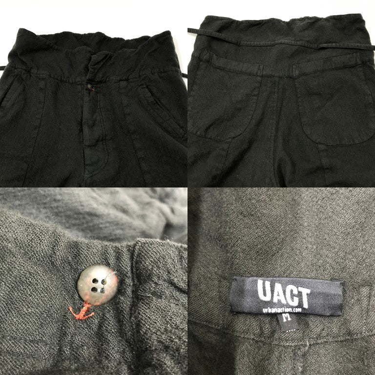 UACT 90s-00s Wool High-Waist Pants Black Size M