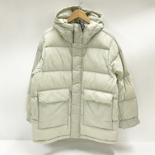 human woman TAION Volume Hood Down Coat White Size M