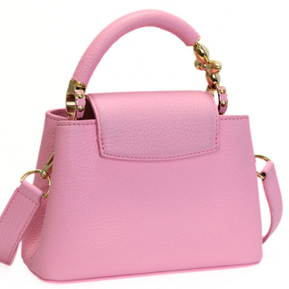 LOUIS VUITTON Capucines Mini Bag Pink Size ONE SIZE