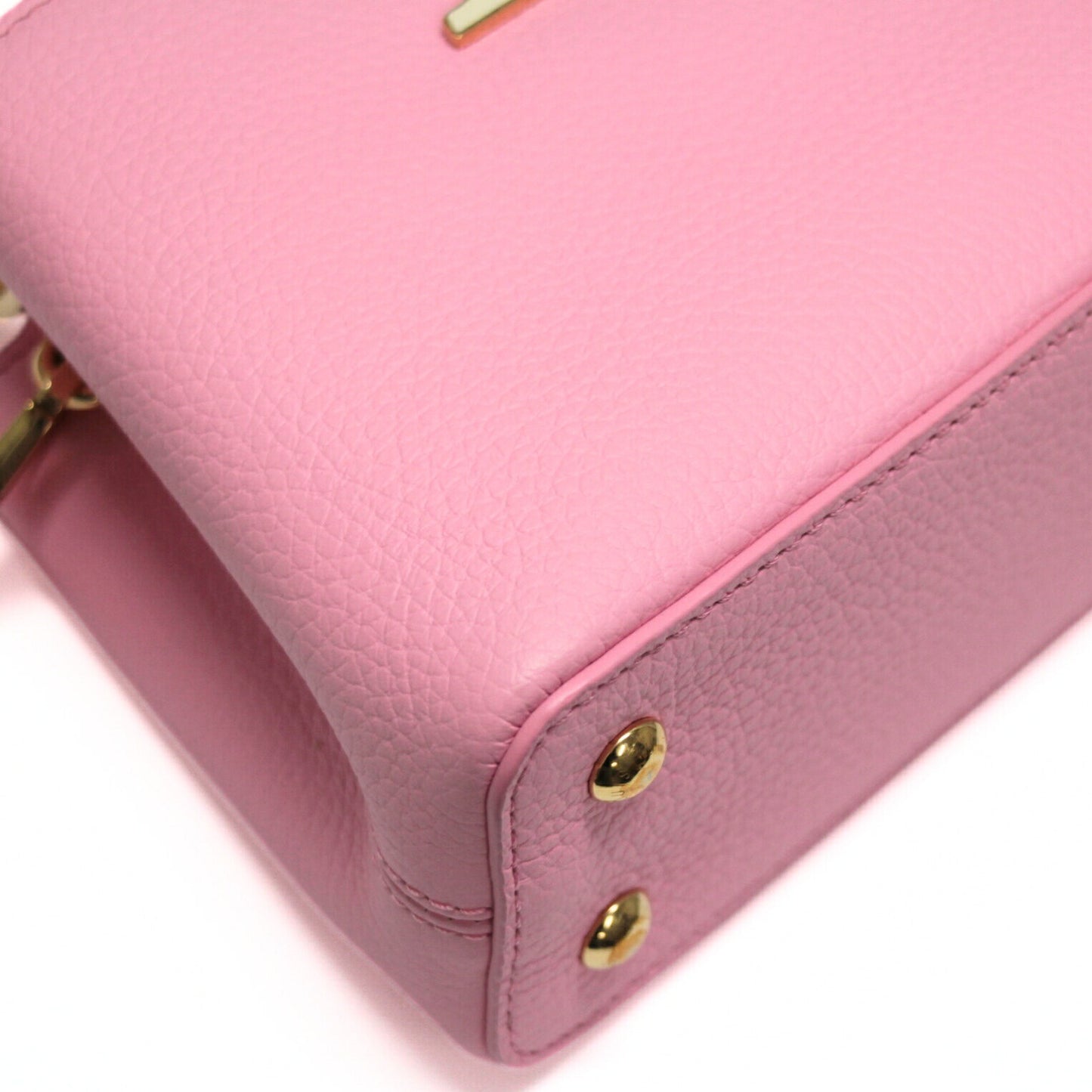 LOUIS VUITTON Capucines Mini Bag Pink Size ONE SIZE