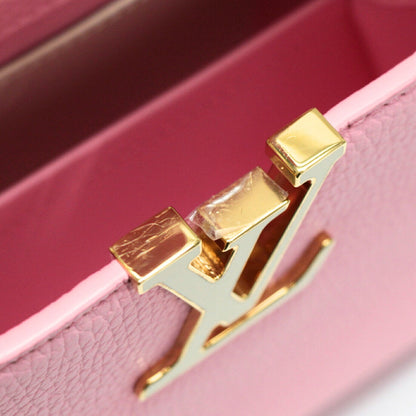 LOUIS VUITTON Capucines Mini Bag Pink Size ONE SIZE