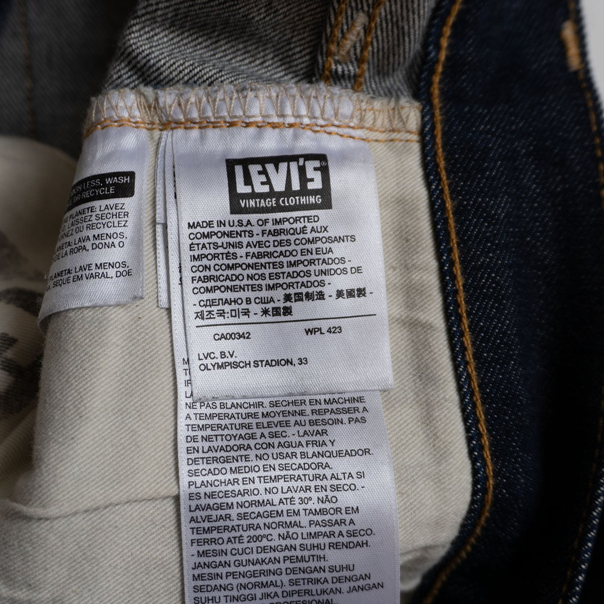 Levi's Vintage Clothing x wsm 501XX Jeans Denim Pants Size 32×34
