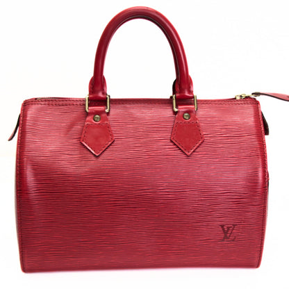 LOUIS VUITTON Speedy 25 Epi Castilian Red Handbag Size ONE SIZE