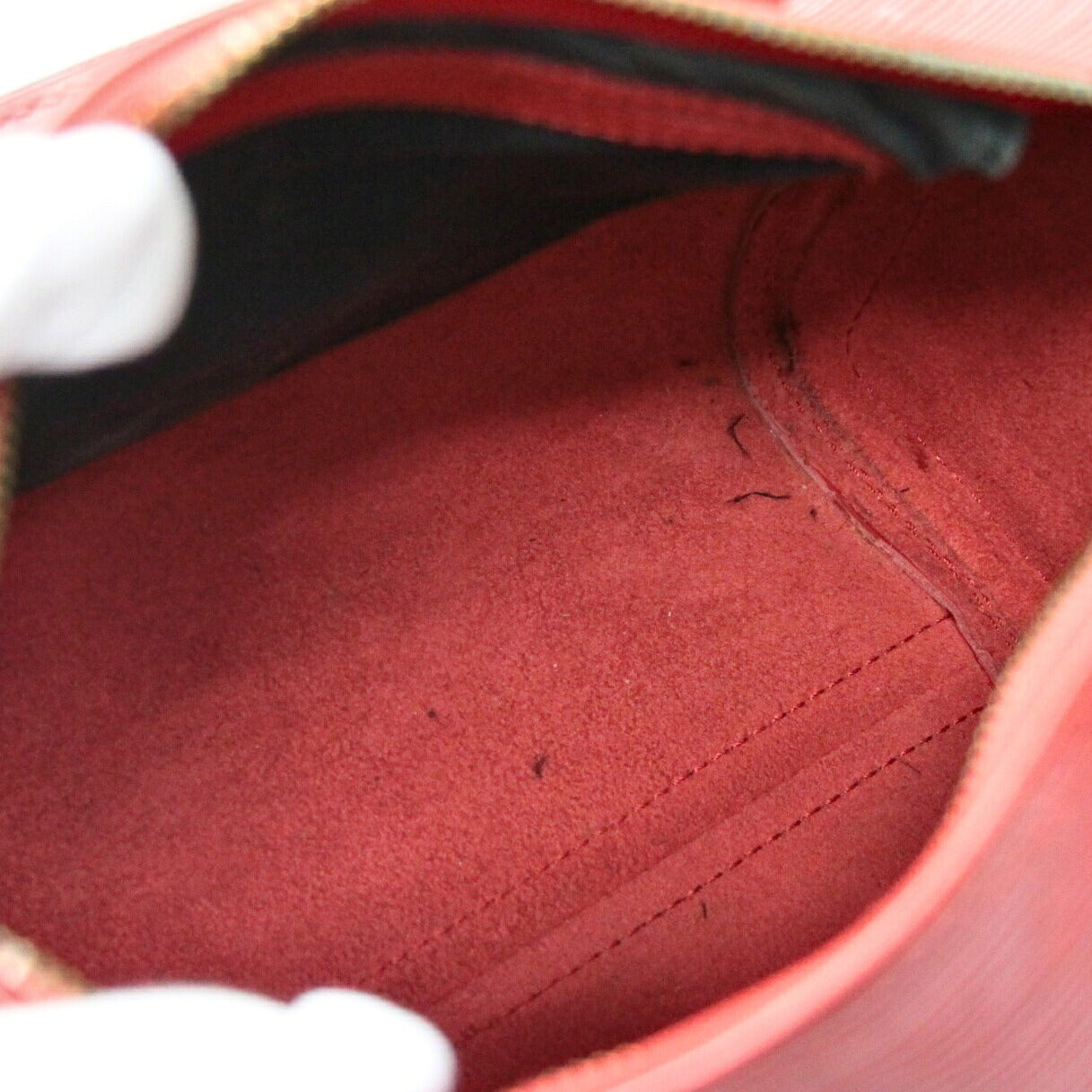 LOUIS VUITTON Speedy 25 Epi Castilian Red Handbag Size ONE SIZE