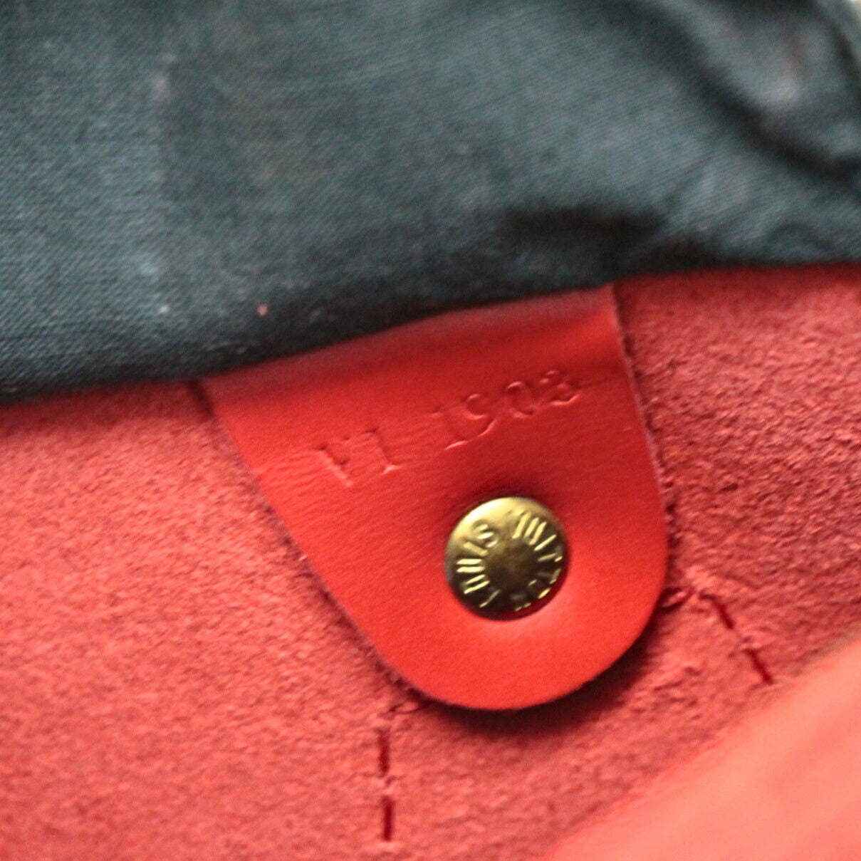 LOUIS VUITTON Speedy 25 Epi Castilian Red Handbag Size ONE SIZE