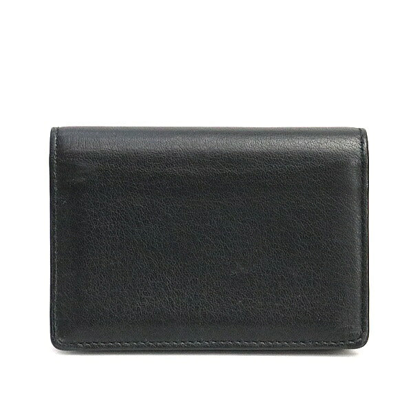 BALENCIAGA Everyday Leather Card Holder Black Card Case Size ONE SIZE