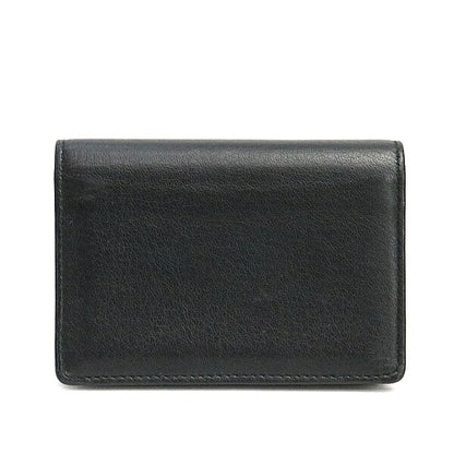 BALENCIAGA Everyday Leather Card Holder Black Card Case Size ONE SIZE
