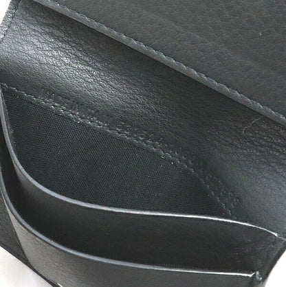 BALENCIAGA Everyday Leather Card Holder Black Card Case Size ONE SIZE