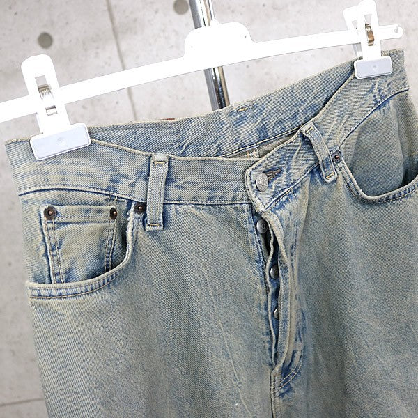 Acne Studios Wide Leg Denim Pants Blue Size 34