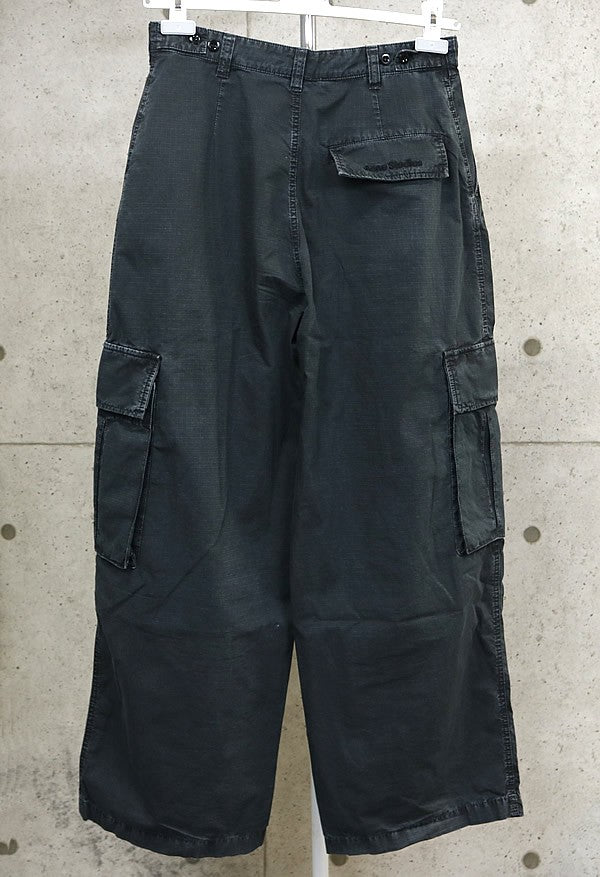 Acne Studios Cotton Cargo Pants Black Size 44